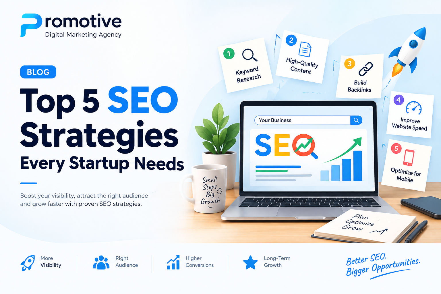 Top 5 SEO Strategies Every Startup Needs