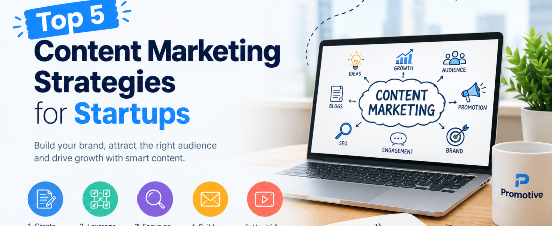 Top 5 Content Marketing Strategies for Startups